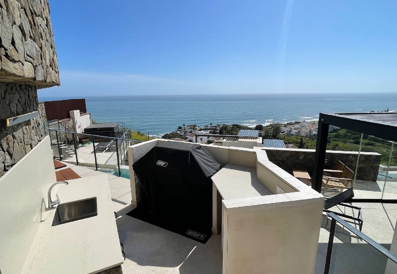 Hus i Torrox Costa - Luksushus Mirador Calaceite Torrox Costa, med privat pool, jacuzzi og wellness