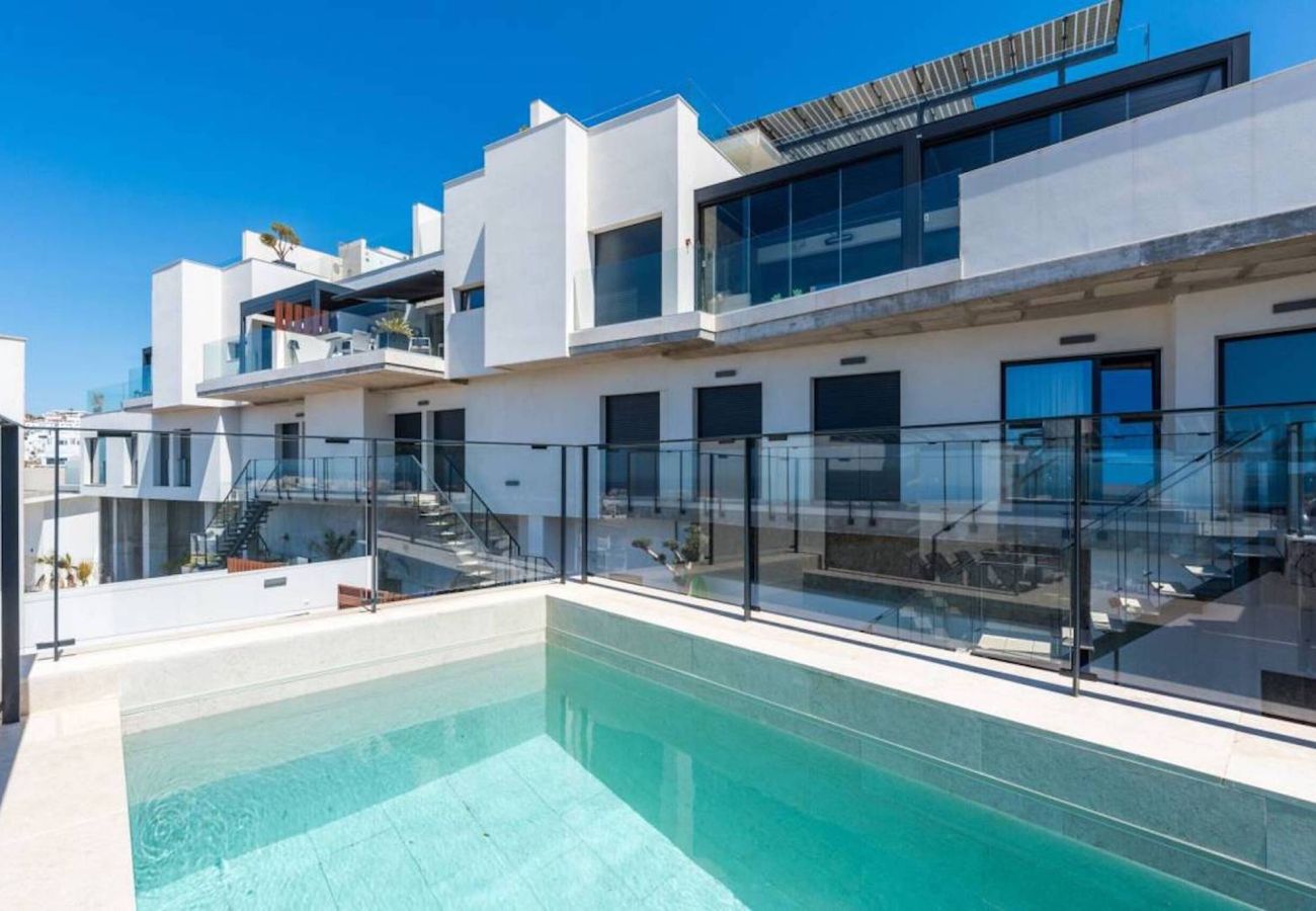 Hus i Torrox Costa - Luksushus med privat pool i El Mirador Calaceite Torrox Costa