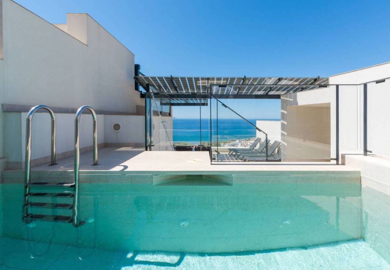 Hus i Torrox Costa - Luksushus med privat pool i El Mirador Calaceite Torrox Costa