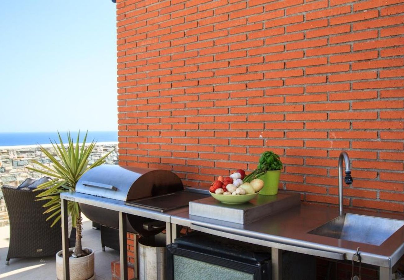 Lejlighed i Torrox Costa - Fantastisk penthouse i Calaceite med panoramaudsigt