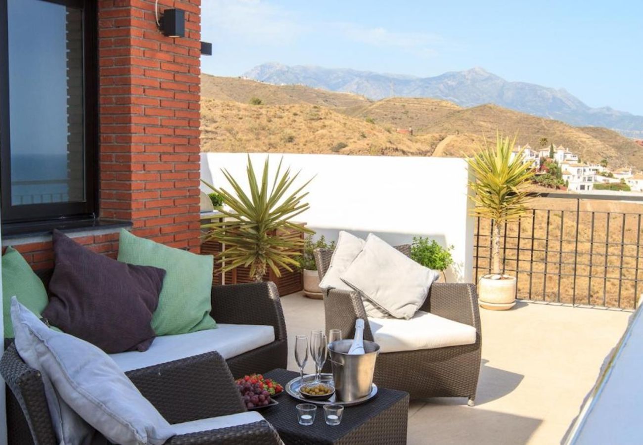 Lejlighed i Torrox Costa - Fantastisk penthouse i Calaceite med panoramaudsigt