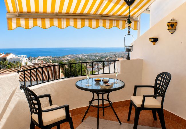 Apartamento en Nerja - Apartamento en San Juan de Capistrano con vistas panorámicas