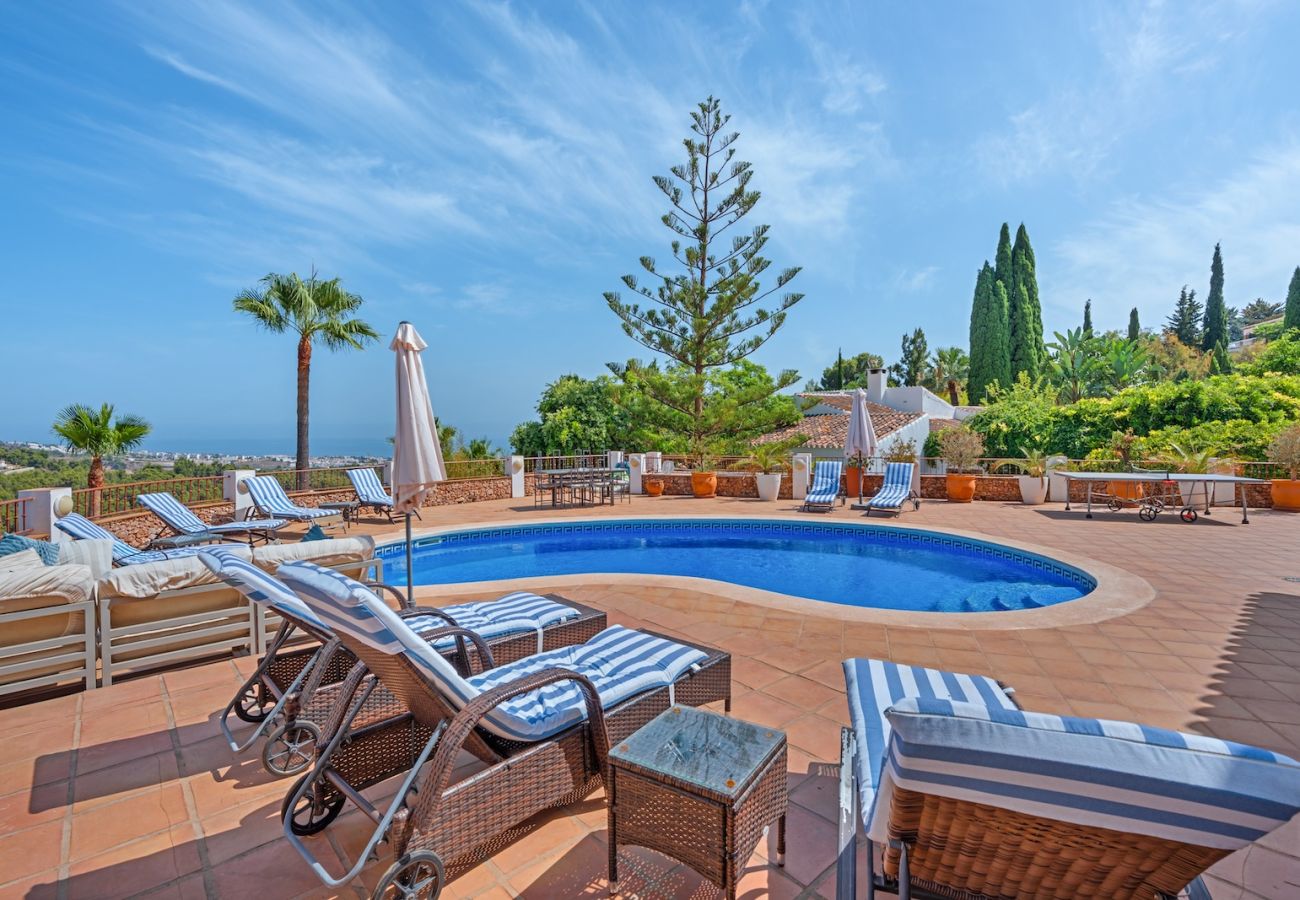 Villa en Frigiliana - Impresionante villa de 4 dormitorios con piscina privada y vistas espectaculares