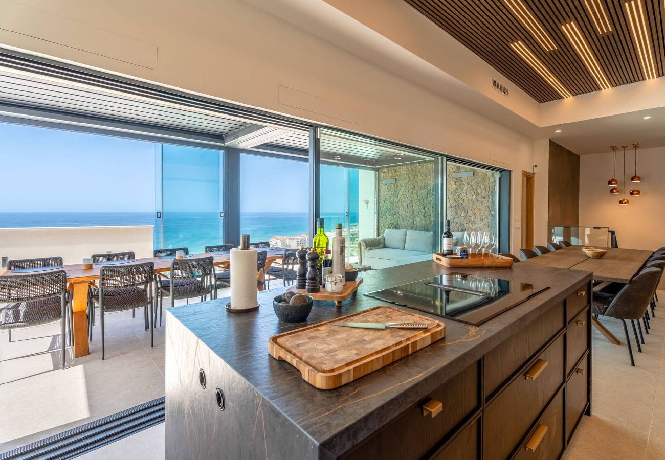 House in Torrox Costa - Luxury House Mirador Calaceite Torrox Costa, with Private Pool Jacuzzi and Wellness
