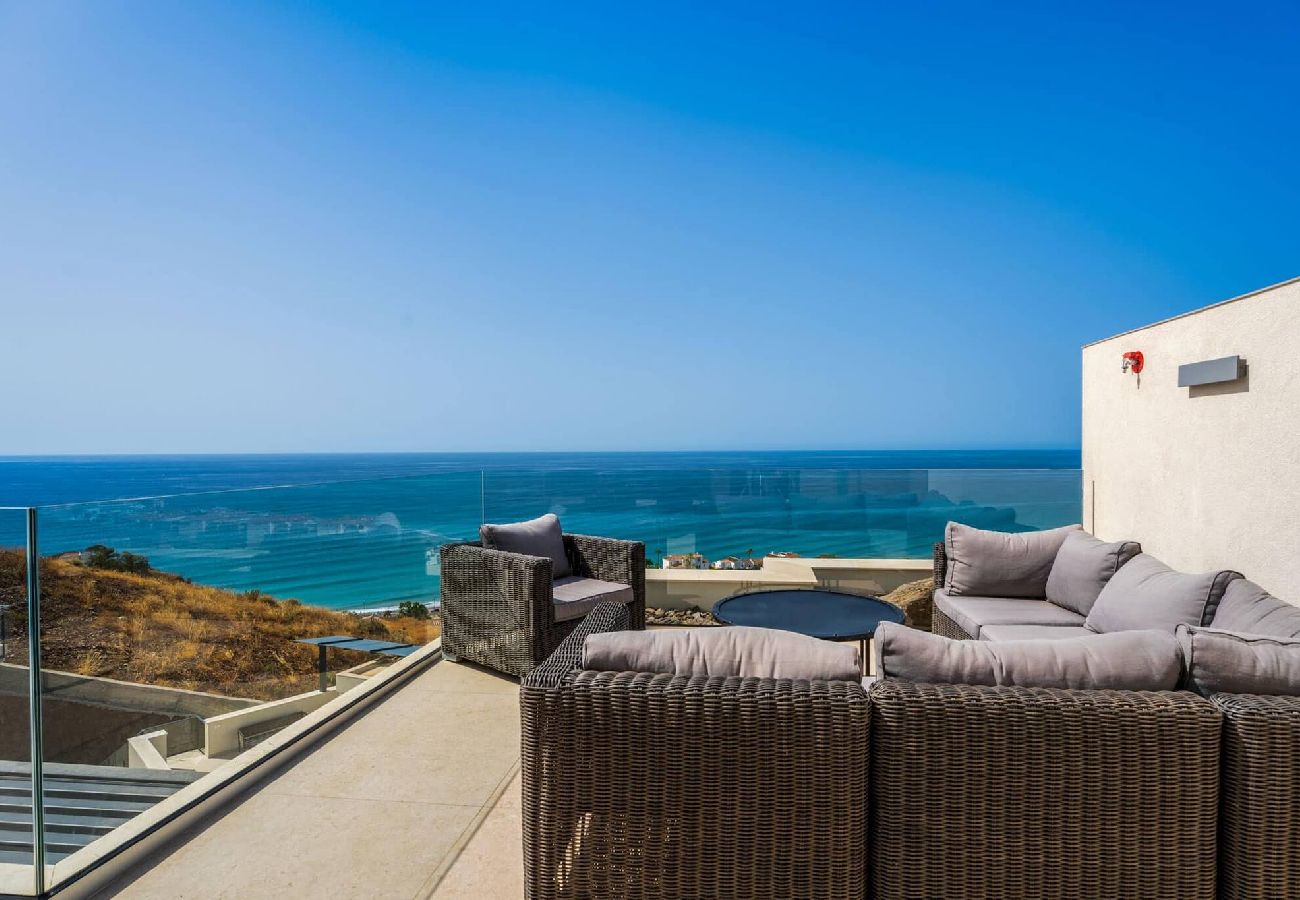 House in Torrox Costa - Luxury House Mirador Calaceite Torrox Costa, with Private Pool Jacuzzi and Wellness