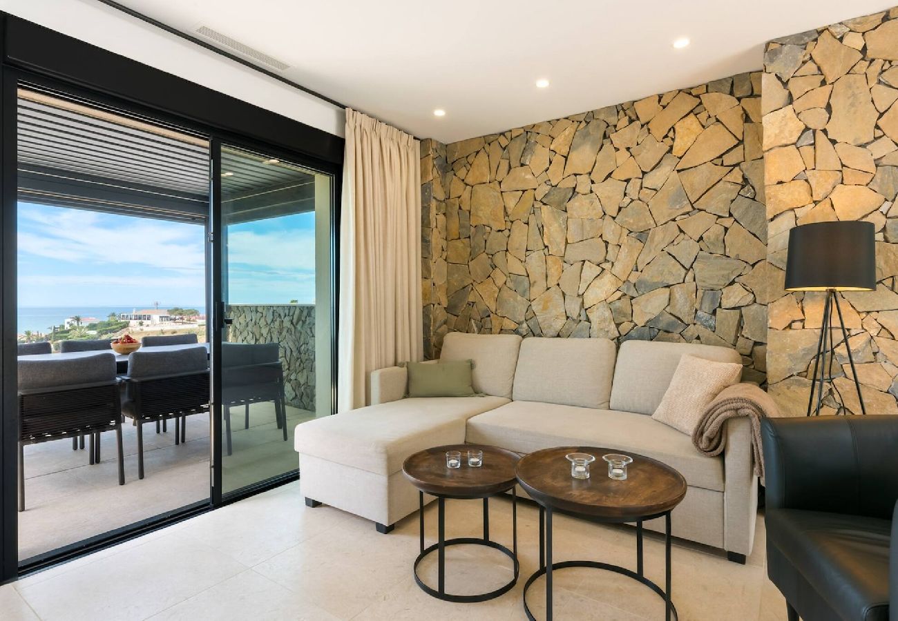 House in Torrox Costa - Luxury Villa with Private Pool and Hot Tub - access to gym, sauna & wellness centre