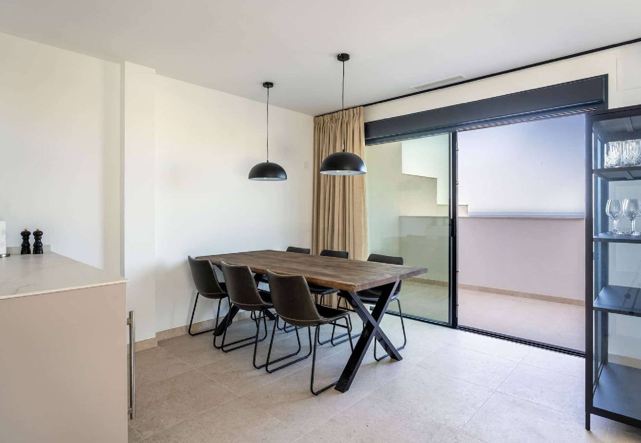 House in Torrox Costa - Luxury Villa with Private Pool and Hot Tub - access to gym, sauna & wellness centre