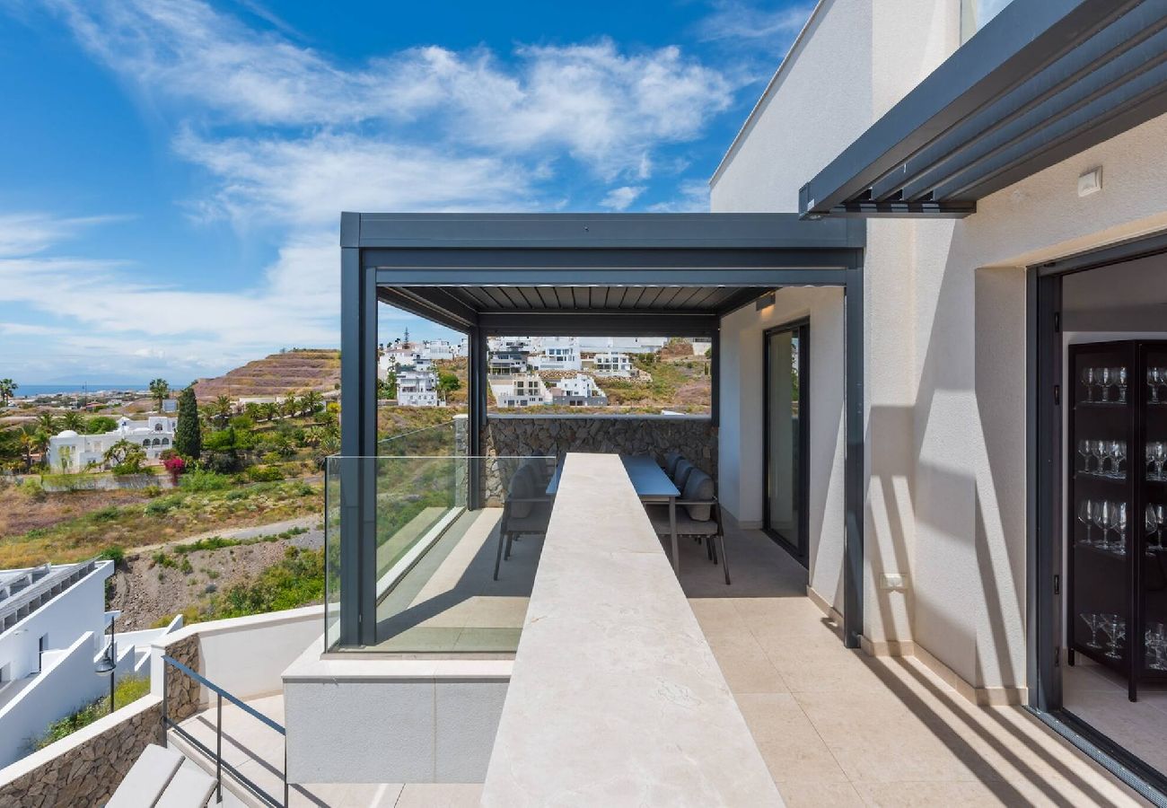 House in Torrox Costa - Luxury Villa with Private Pool and Hot Tub - access to gym, sauna & wellness centre
