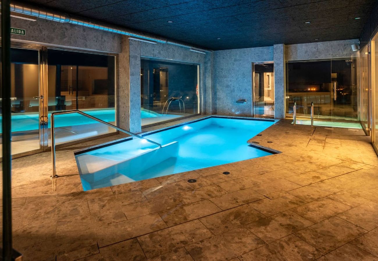 House in Torrox Costa - Luxury Villa with Private Pool and Hot Tub - access to gym, sauna & wellness centre