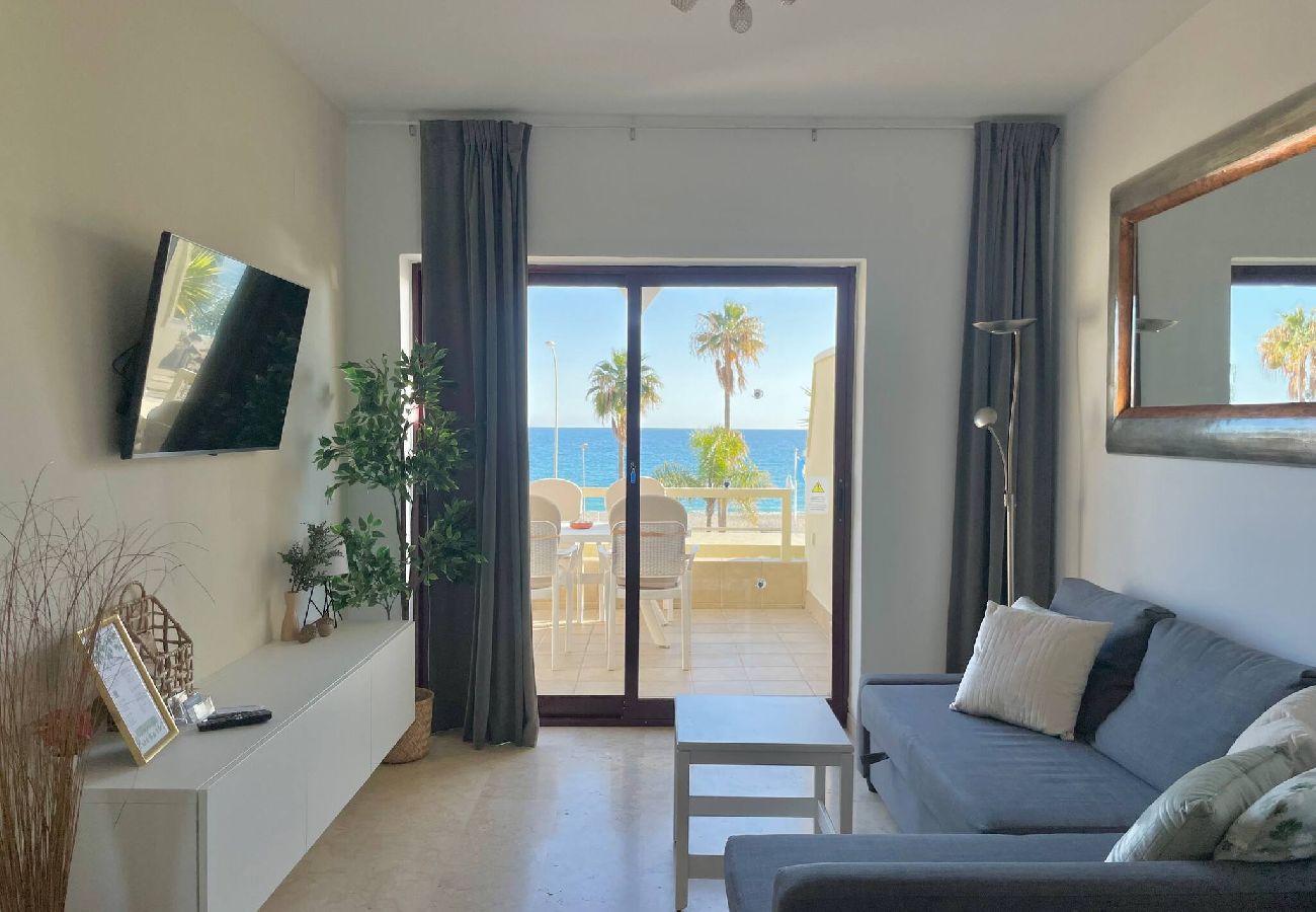 Apartment in Nerja - Apartment on Frontline Burriana Beach, Nerja 