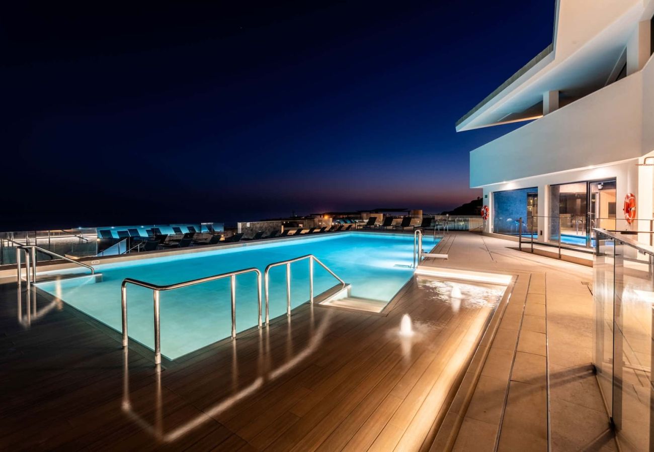 House in Torrox Costa - Modern House with Private Pool and Hot Tub - access to gym, sauna & wellness centre