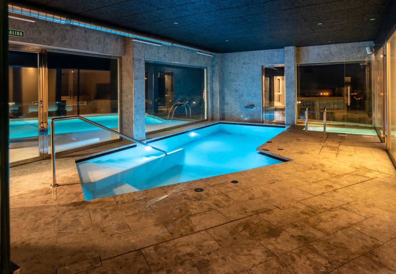 House in Torrox Costa - Modern House with Private Pool and Hot Tub - access to gym, sauna & wellness centre