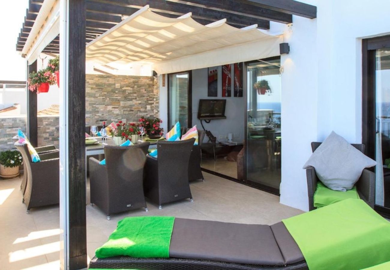Apartment in Torrox Costa - Stunning Penthouse in Calaceite with Panoramic Views