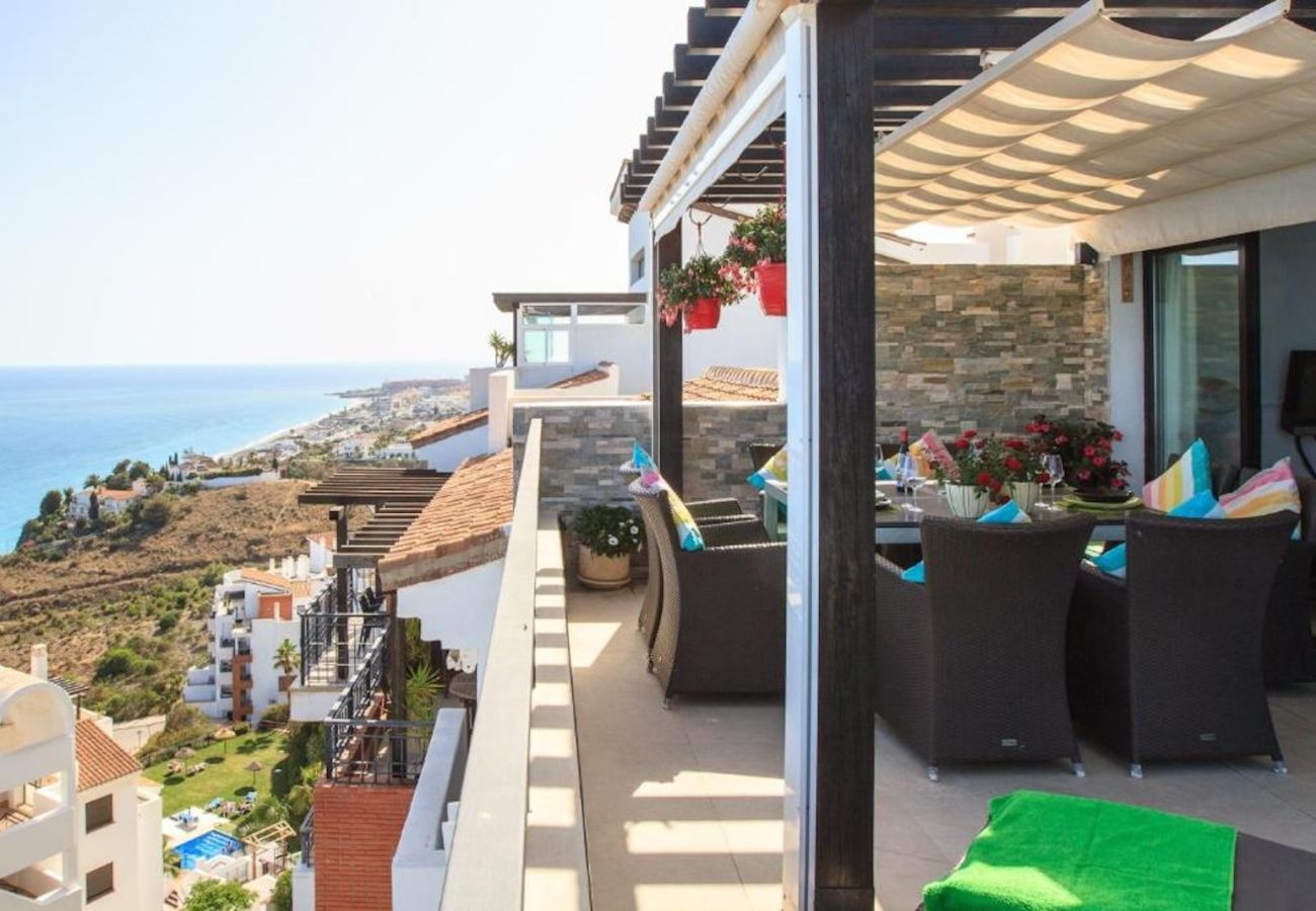 Apartment in Torrox Costa - Stunning Penthouse in Calaceite with Panoramic Views