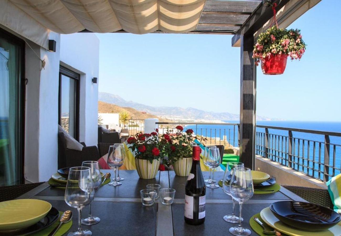 Apartment in Torrox Costa - Stunning Penthouse in Calaceite with Panoramic Views