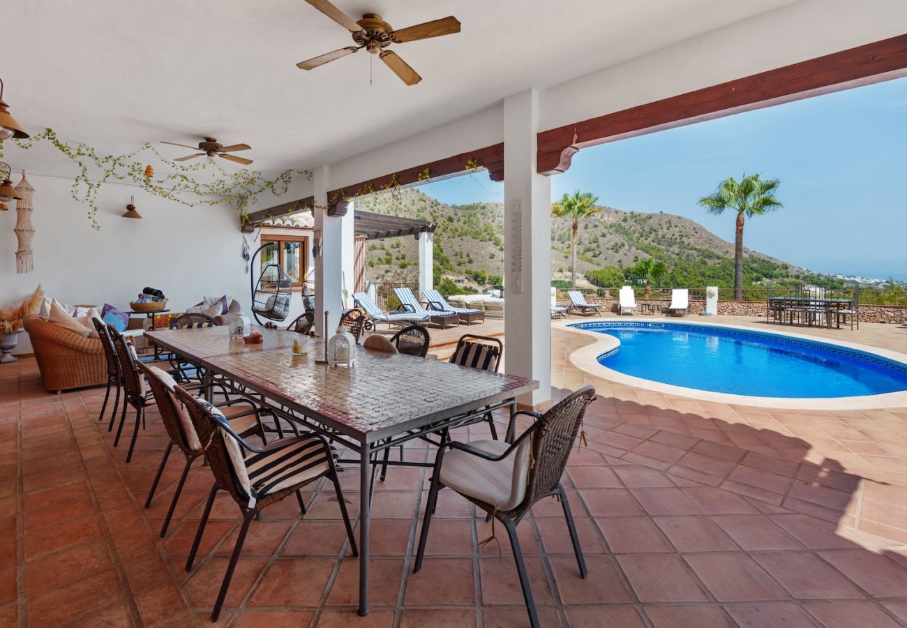 Villa in Frigiliana - Stunning 4 bedroom villa with private pool and spectacular views