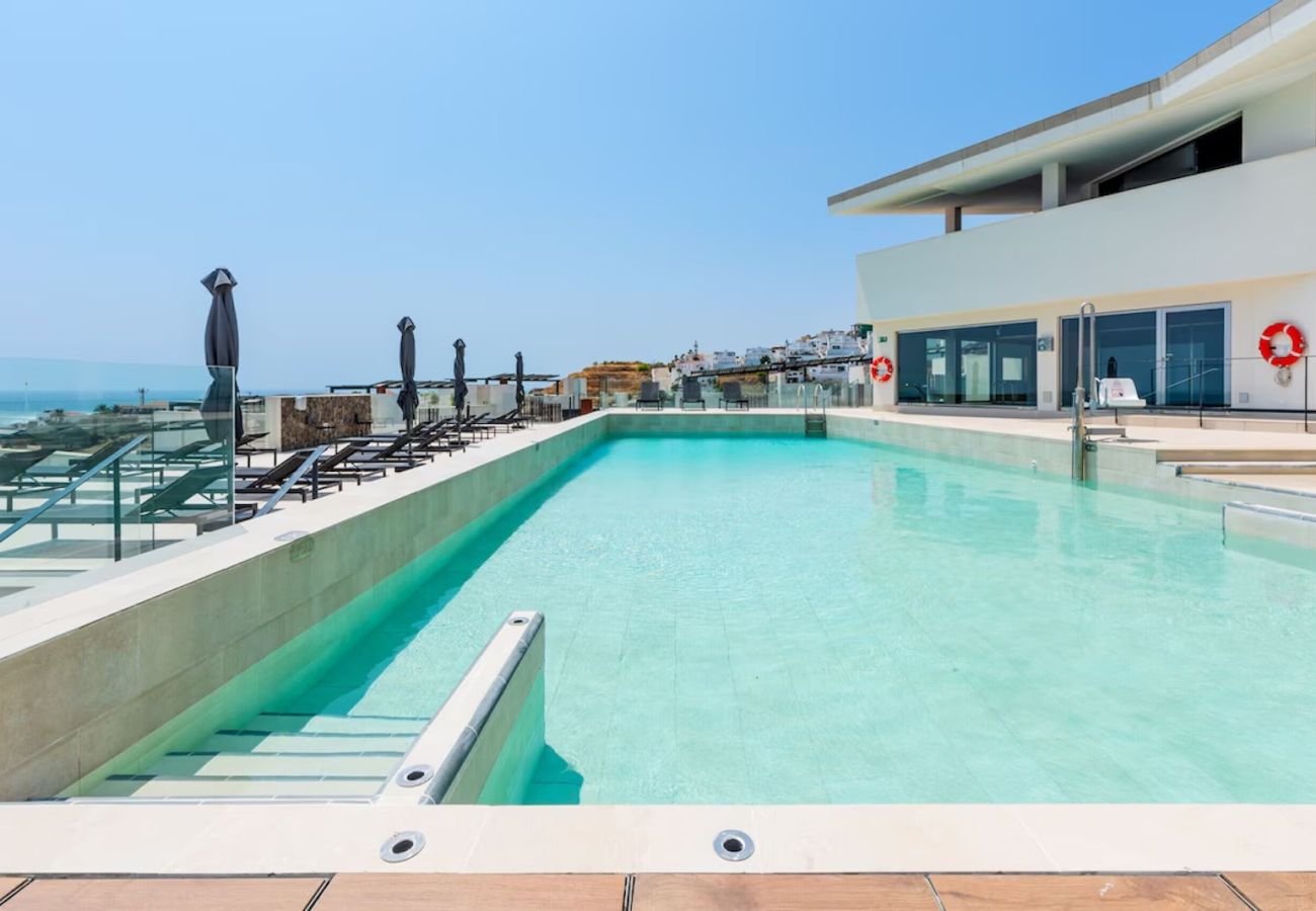 Stuga i Torrox Costa - House with Private Spa and Pool, with access to Sauna and Gym