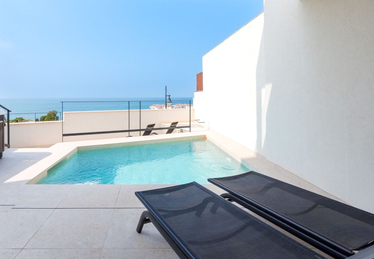 Stuga i Torrox Costa - House with Private Spa and Pool, with access to Sauna and Gym