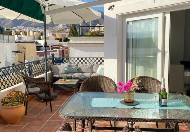 Lägenhet i Nerja - Miramar Nerja - Spacious apartment near Burriana beach with pool